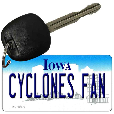 Cyclones Fan Novelty Metal Key Chain KC-12773