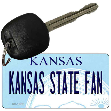 Kansas State Fan Novelty Metal Key Chain KC-12781