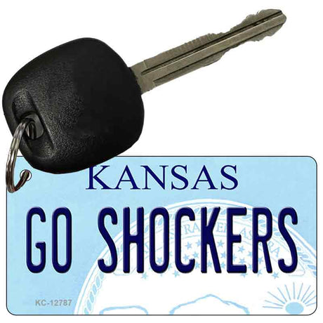 Go Shockers Novelty Metal Key Chain KC-12787