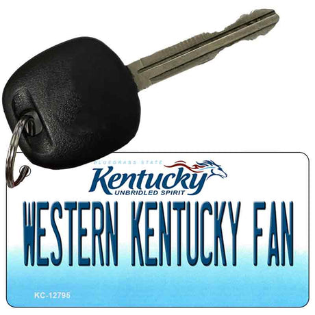 Western Kentucky Fan Novelty Metal Key Chain KC-12795