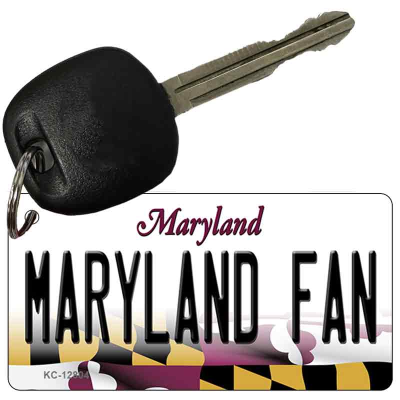 Maryland Fan Novelty Metal Key Chain KC-12804