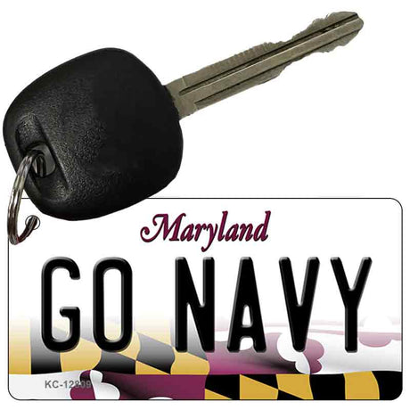 Go Navy Novelty Metal Key Chain KC-12809