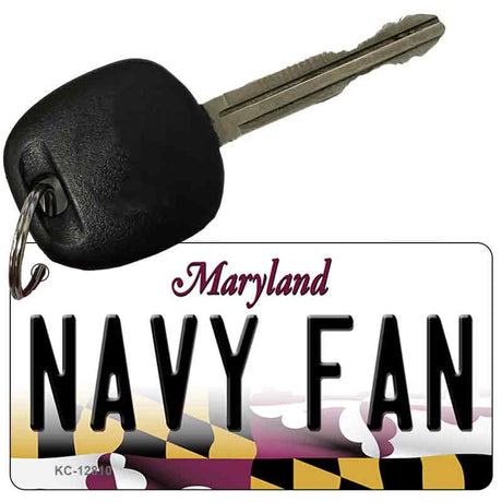 Navy Fan Novelty Metal Key Chain KC-12810