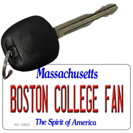 Boston College Fan Novelty Metal Key Chain KC-12823