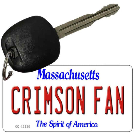 Crimson Fan Novelty Metal Key Chain KC-12830