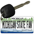 Michigan State Fan Novelty Metal Key Chain KC-12836