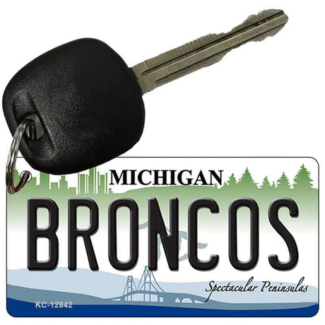 Broncos Novelty Metal Key Chain KC-12842