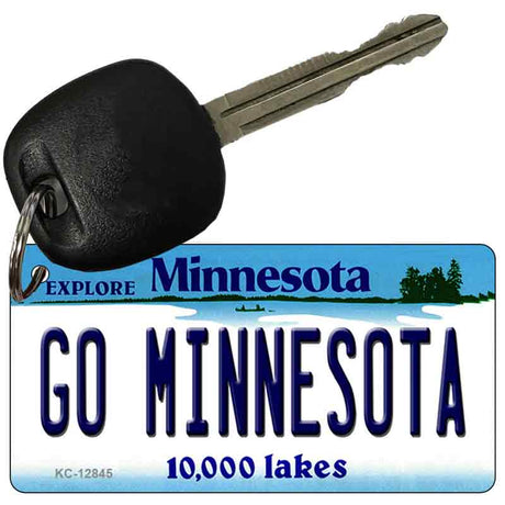 Go Minnesota Novelty Metal Key Chain KC-12845