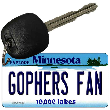 Gophers Fan Novelty Metal Key Chain KC-12847