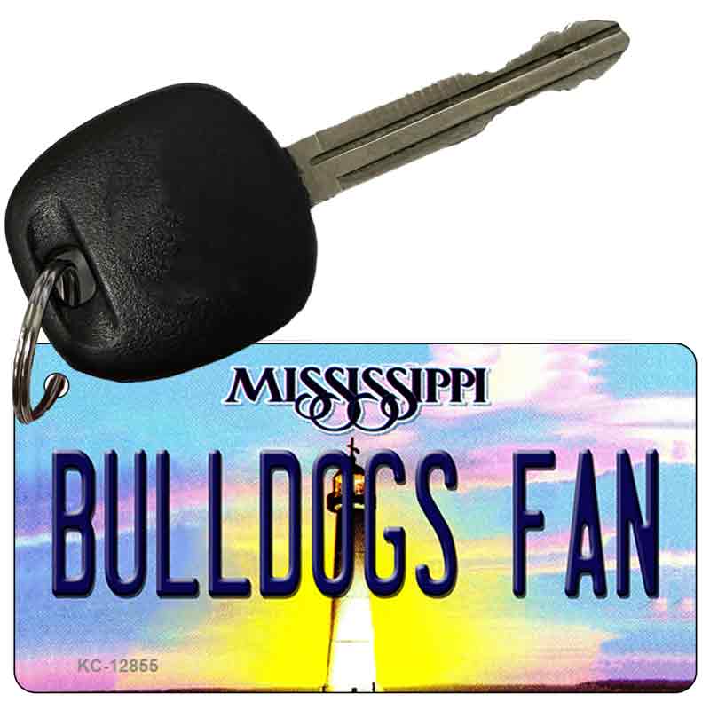 Bulldogs Fan Novelty Metal Key Chain KC-12855