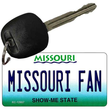 Missouri Fan Novelty Metal Key Chain KC-12857