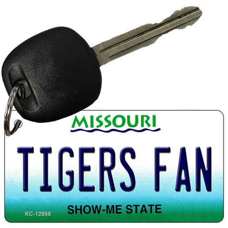 Tigers Fan Novelty Metal Key Chain KC-12858