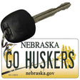 Go Huskers Novelty Metal Key Chain KC-12872