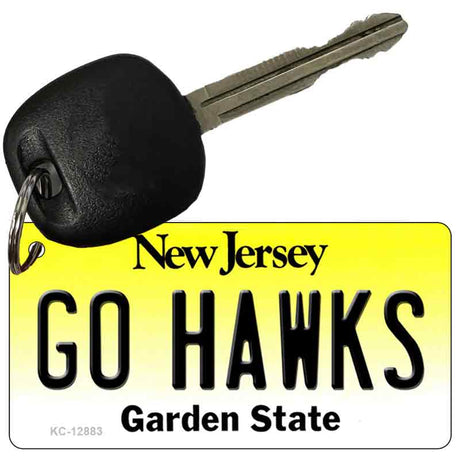 Go Hawks Novelty Metal Key Chain KC-12883