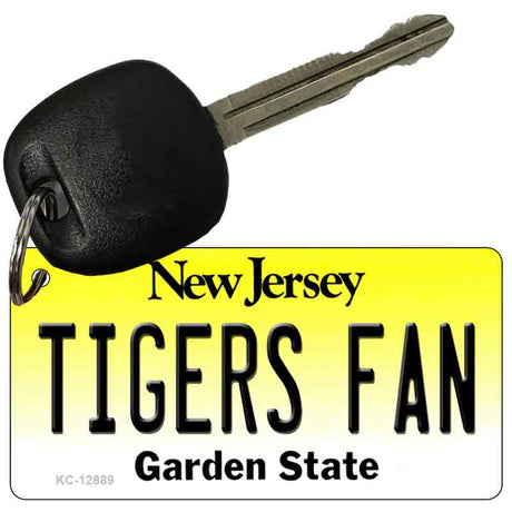 Tigers Fan Novelty Metal Key Chain KC-12889