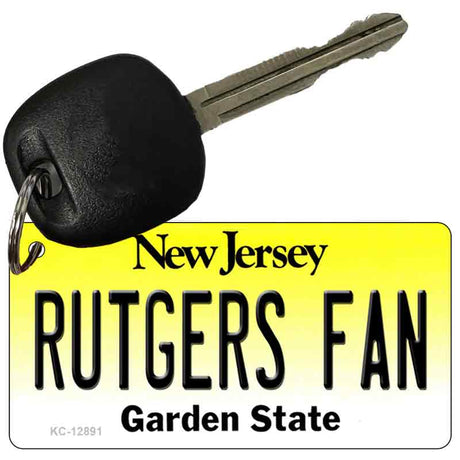 Rutgers Fan Novelty Metal Key Chain KC-12891