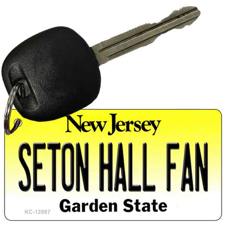 Seton Hall Fan Novelty Metal Key Chain KC-12897