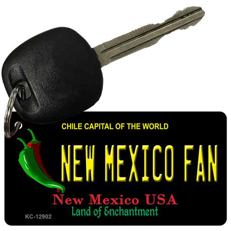 New Mexico Fan Novelty Metal Key Chain KC-12902