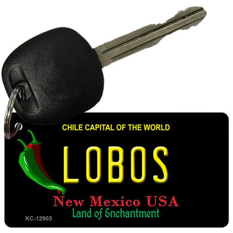 Lobos Novelty Metal Key Chain KC-12903