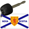 Nova Scotia Flag Novelty Aluminum Key Chain KC-1290