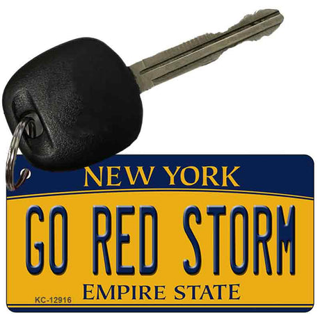 Go Red Storm Novelty Metal Key Chain KC-12916