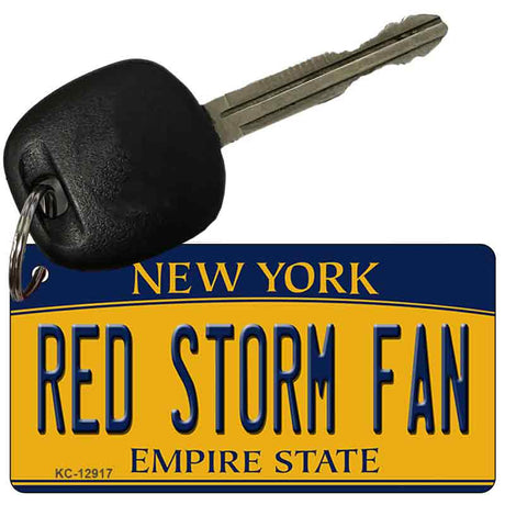 Red Storm Fan Novelty Metal Key Chain KC-12917