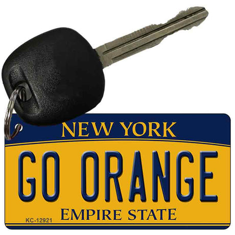 Go Orange Novelty Metal Key Chain KC-12921