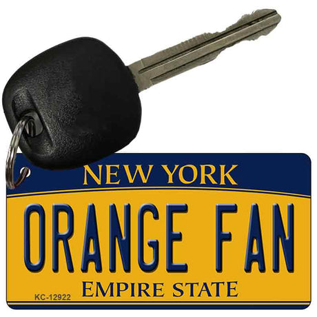 Orange Fan Novelty Metal Key Chain KC-12922