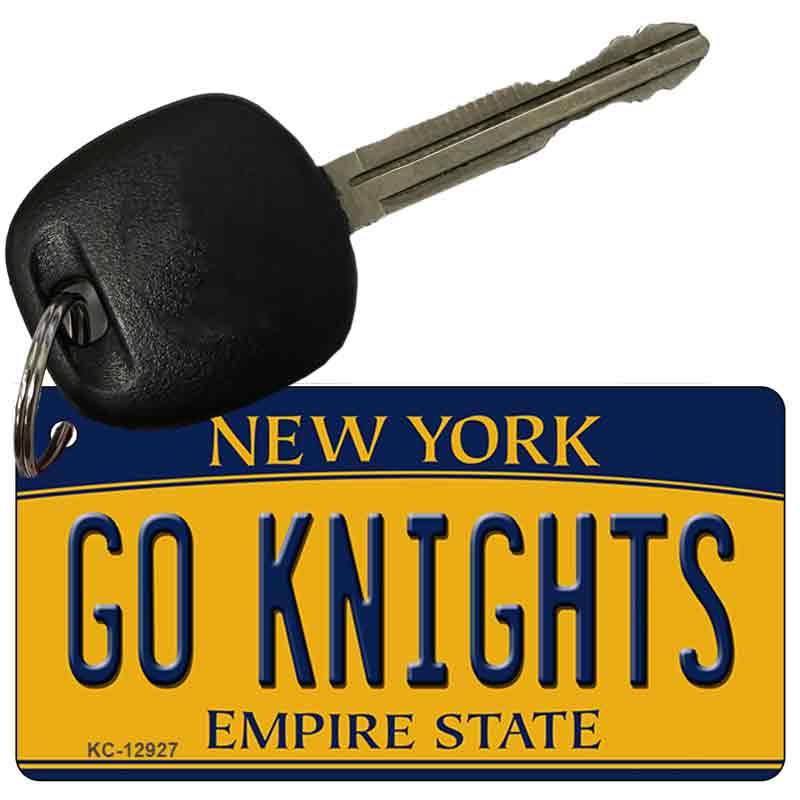 Go Black Knights Novelty Metal Key Chain KC-12927