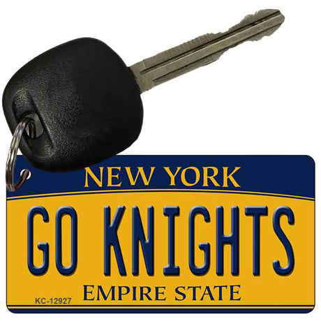 Go Black Knights Novelty Metal Key Chain KC-12927