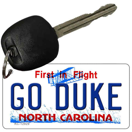 Go Duke Novelty Metal Key Chain KC-12929