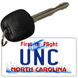 Univ North Carolina Novelty Metal Key Chain KC-12937