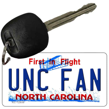 Univ North Carolina Fan Novelty Metal Key Chain KC-12939