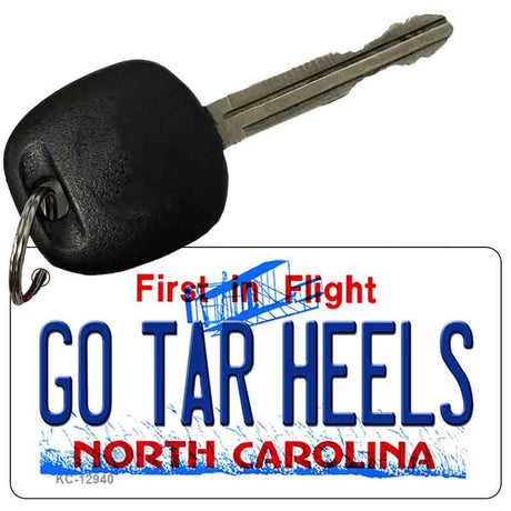 Go Tar Heels Novelty Metal Key Chain KC-12940