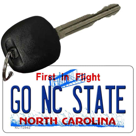 Go North Carolina State Novelty Metal Key Chain KC-12942