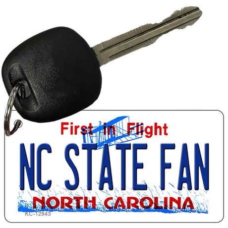 North Carolina State Fan Novelty Metal Key Chain KC-12943