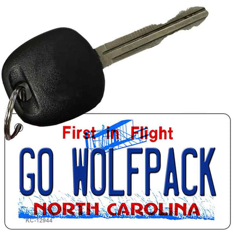 Go Wolfpack Novelty Metal Key Chain KC-12944