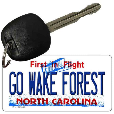 Go Wake Forest Novelty Metal Key Chain KC-12946