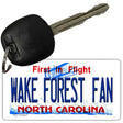 Wake Forest Fan Novelty Metal Key Chain KC-12947