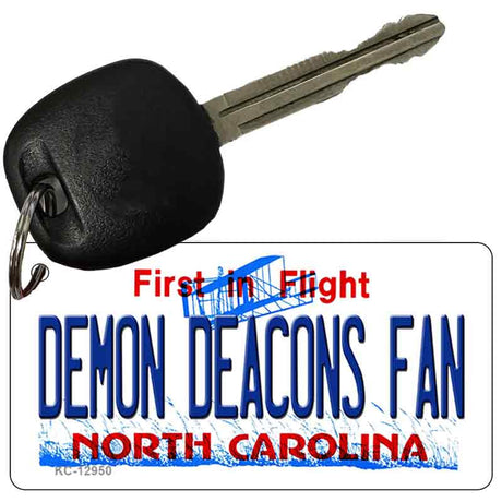 Demon Deacons Fan Novelty Metal Key Chain KC-12950