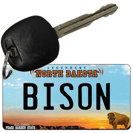 Bison Novelty Metal Key Chain KC-12954