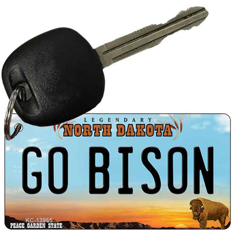 Go Bison Novelty Metal Key Chain KC-12955