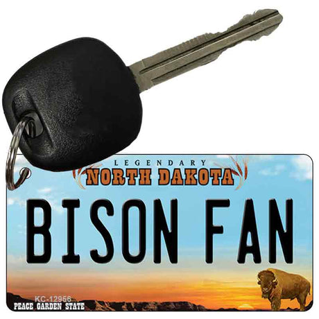 Bison Fan Novelty Metal Key Chain KC-12956