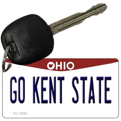 Go Kent State Novelty Metal Key Chain KC-12958