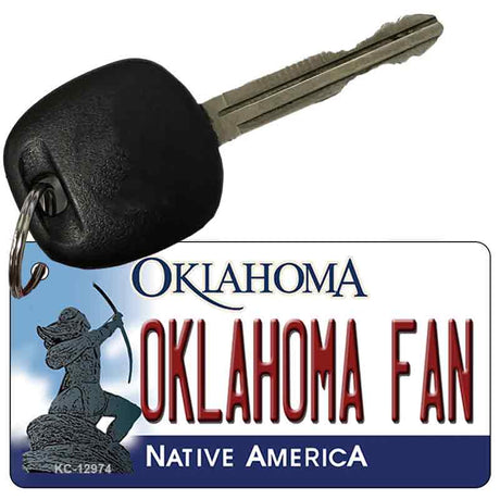 Oklahoma Fan Novelty Metal Key Chain KC-12974