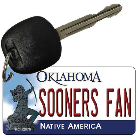 Sooners Fan Novelty Metal Key Chain KC-12976