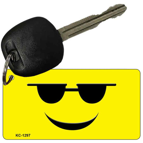 Sunglasses Cool Smiley Novelty Wholesale Metal Key Chain