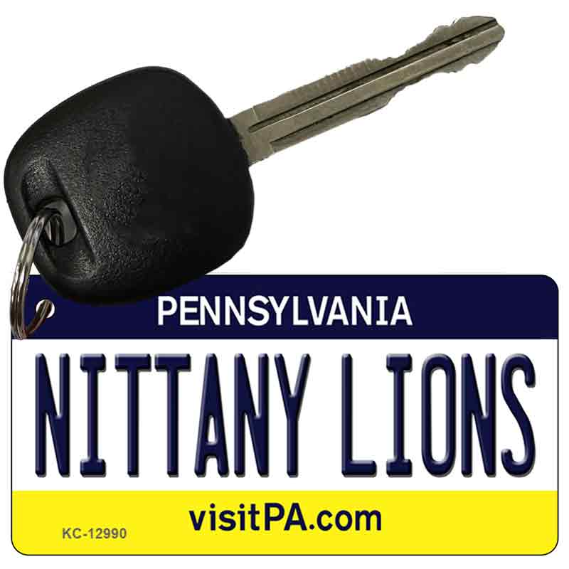 Nittany Lions Novelty Metal Key Chain KC-12990