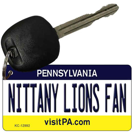 Nittany Lions Fan Novelty Metal Key Chain KC-12992