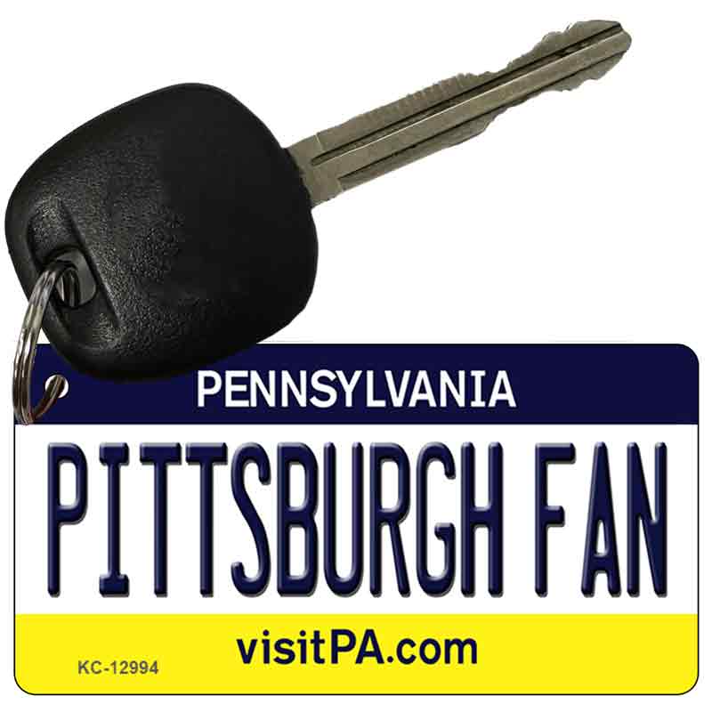 Pittsburgh Fan Novelty Metal Key Chain KC-12994